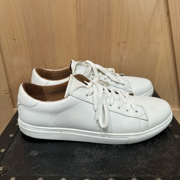 J.Crew Court Leather Low Top Round Toe Comfort Sneaker White Men's Size 11 - Picture 15 of 15